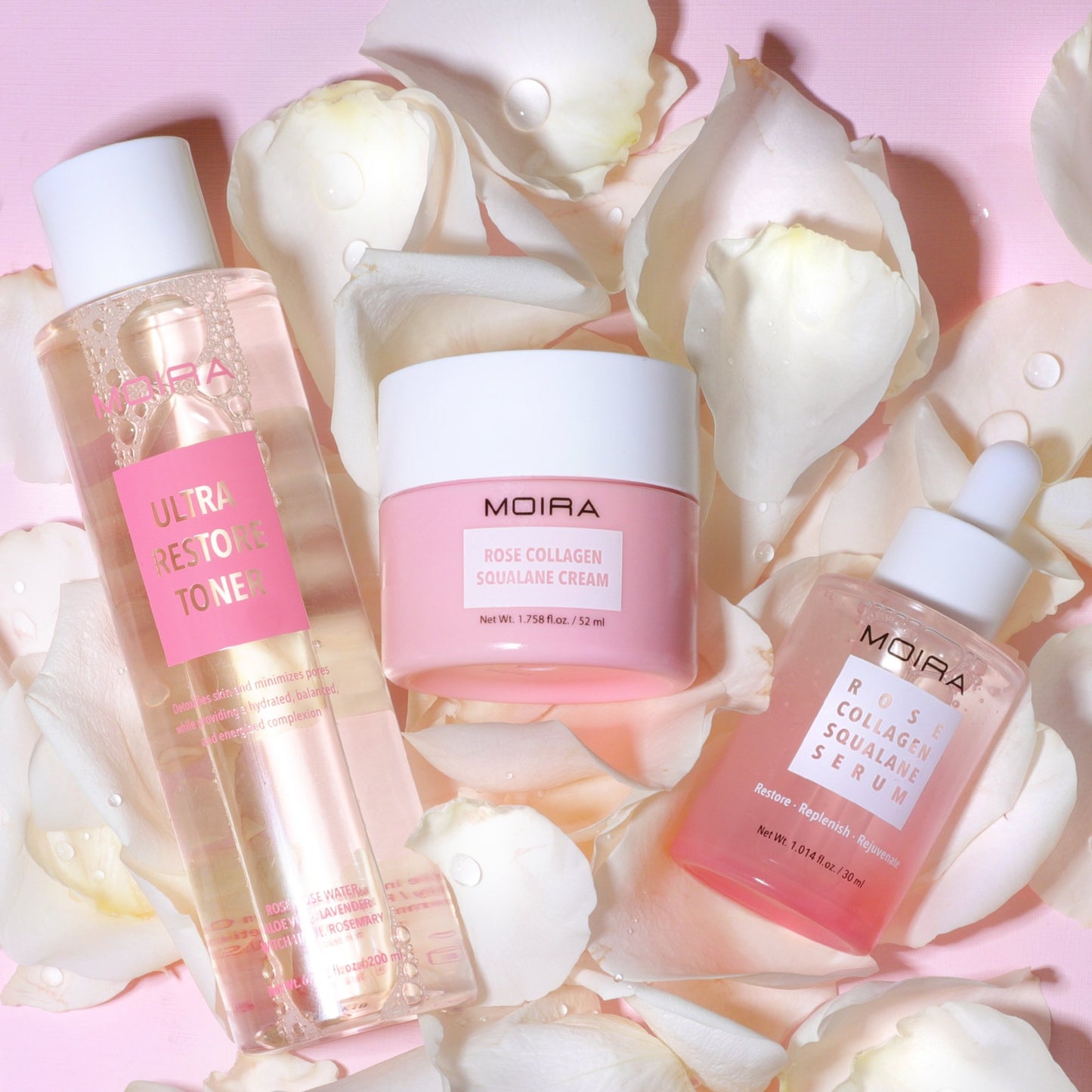 Rose Collagen Squalane Serum Moira Cosmetics