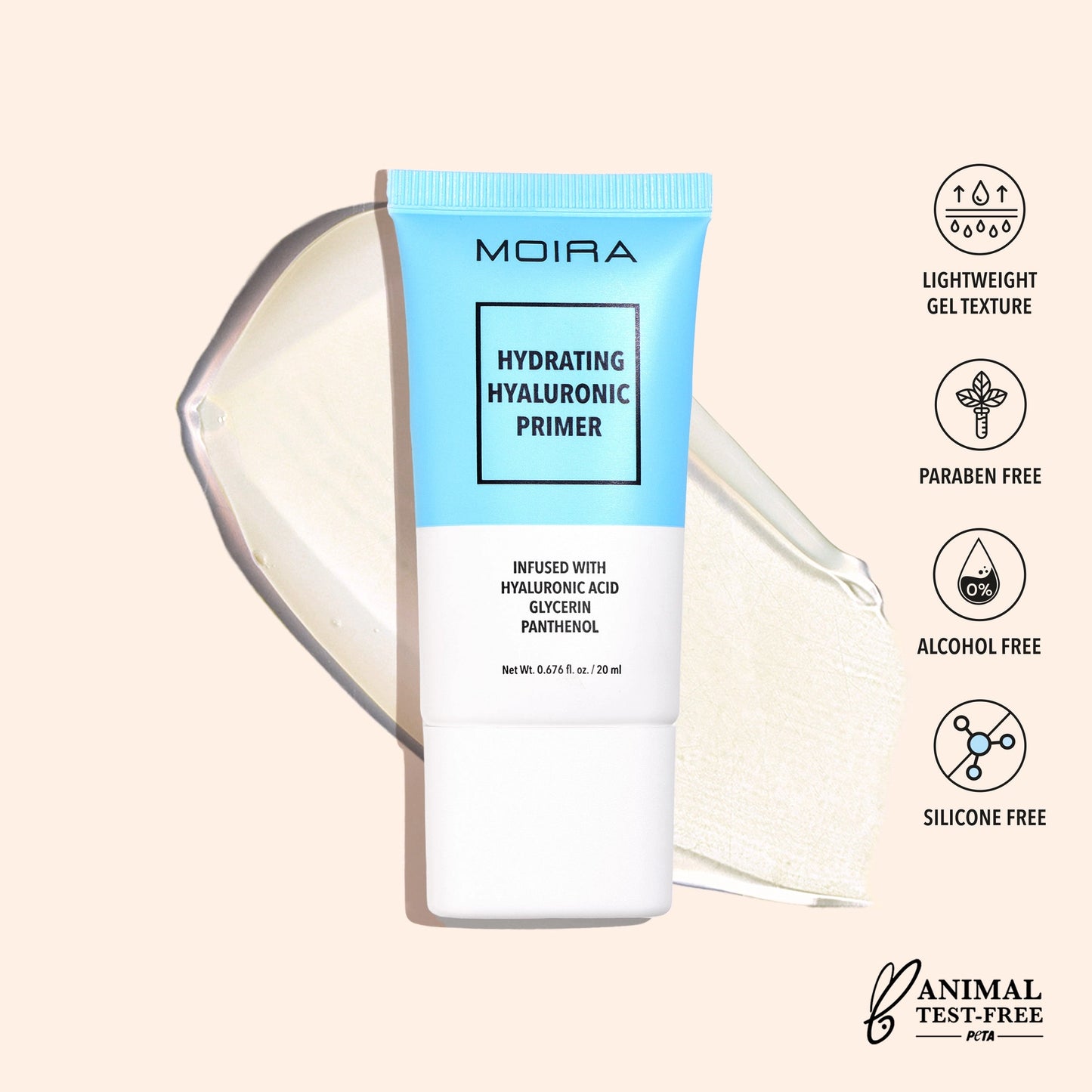 Hydrating Hyaluronic Primer Moira Cosmetics