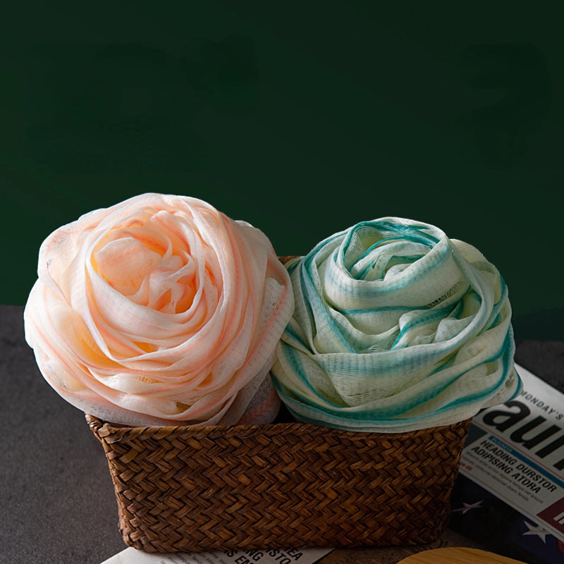 Papo- Rose Shower Pouf Premium Quality and Rich Foaming West Aussie Supplies