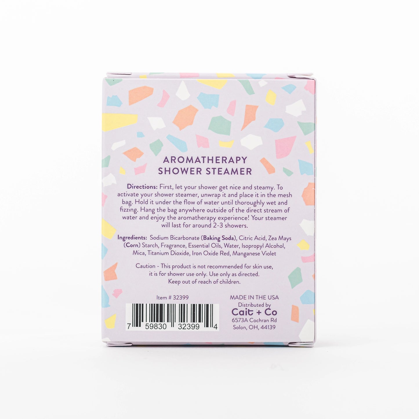 Amethyst Gem Shower Steamer Cait + Co
