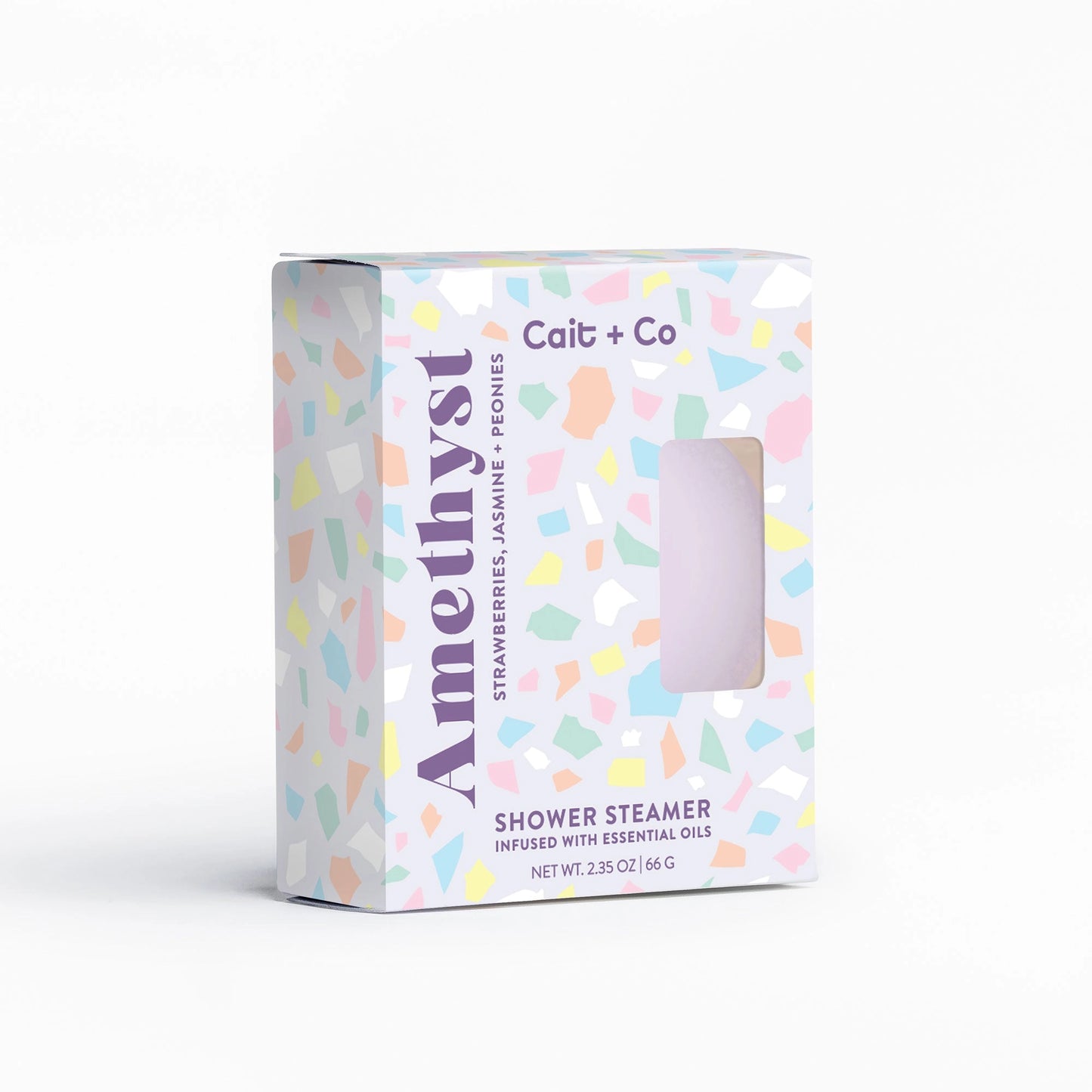 Amethyst Gem Shower Steamer Cait + Co